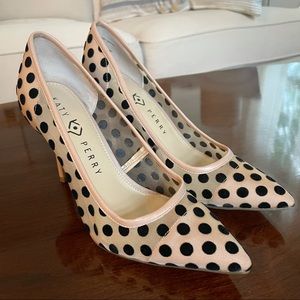 Women’s Katy Perry Polka Dot Mesh Heel